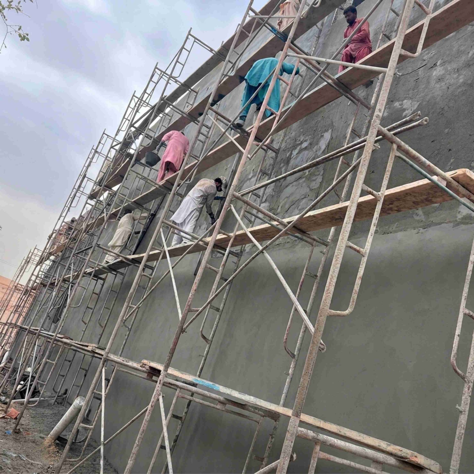 Plastering